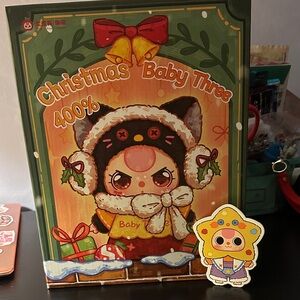 CurePlaneta Baby Three 400% Christmas Plush (NIB) Confirmed: Wishing Star